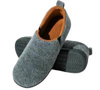VIVACRAFT zapatillas de algodón invierno Casa Cálidas, Espuma Memoria Sin Deslizamiento, Plana Lujo Para Hombres Y Mujeres En