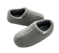 VIVACRAFT zapatillas de algodón invierno Suaves Y Unisex En Cómodos Vellones Peluche Con Una Suela Sin Deslizamiento Totalmente Cubierta