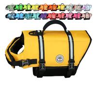 VIVAGLORY Chaleco Salvavidas Ripstop para Perros Pequeños, Medianos y Grandes, Chaleco de Natación para Perros con Mayor Flotabilidad y Visibilidad, Amarillo