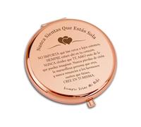 VivaJoy Regalos para Chicas de 18 años - Regalos para Hija de Mamá y Papá, un Regalo de cumpleaños de Hija, con Espejo Compacto, Regalo Navidad de Hija y Adecuado para graduación, Boda