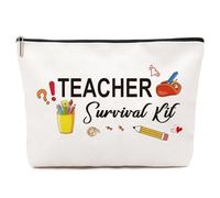 VivaJoy Regalos personalizados para profesoras para mujeres, regalos de agradecimiento para profesores de estudiantes, bolsas de maquillaje para profesores, regalos de agradecimiento para mujeres,