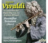 Vivaldi : 6 Concertos pour flûte. Stinton, Christophers.