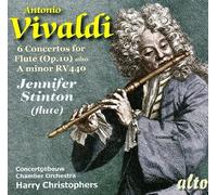 Vivaldi : 6 Concertos pour flûte. Stinton, Christophers.