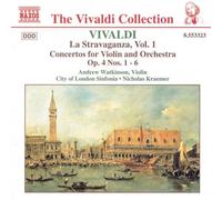 Vivaldi Antonio - La Stravaganza, Vol.1 - Ctos pour Violon, Op.4 Nos.1-6