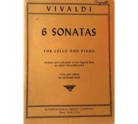 Vivaldi Antonio Six Sonatas F. XIV Nos. 1-6. For Cello and Piano. by Leonard Rose. International