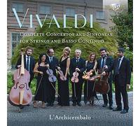 VIVALDI: Complete Concertos and Sinfonias for Strings and Basso Continuo [CD de audio] L' Archicembalo and Vivaldi