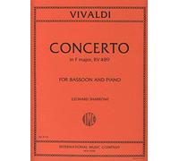 VIVALDI - Concierto en Fa Mayor (RV489) para Fagot y Piano (Sharrow)