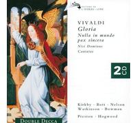 Vivaldi - Gloria · Nulla in mundo pax sincera · Nisi Dominus · Cantatas / Kirkby · Bott · Nelson · Watkinson · Bowman · Preston · AAM · Hogwood (1997) Audio CD by Unknown (0100-01-01)