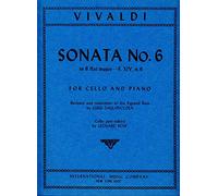 VIVALDI - Sonata en Sib Mayor nº 6 (RV 46) para Violoncello y Piano (Rose)
