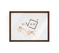 Vivan - Marco de madera - Color marrón (madera de nogal) - Tamaño de la imagen A4