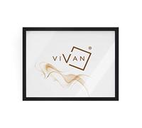 VIVAN - Marco de madera - Color negro mate - Tamaño de la imagen A3