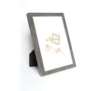 VIVAN Marco Póster PLEXIGLASS Y Retro, Gris Madera, 18x24
