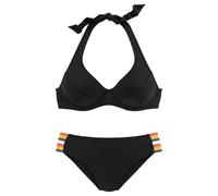 VIVANCE Bikini azul oscuro / amarillo / rosa / negro / plata XXLxE azul oscuro / amarillo / rosa / negro / plata