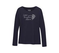 VIVANCE by LASCANA Camiseta para dormir navy / blanco M EUR