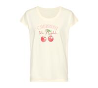 VIVANCE Camiseta ecru / verde / pitaya / rojo claro XL ecru / verde / pitaya / rojo claro
