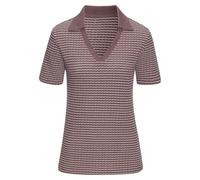 VIVANCE Camiseta marrón oscuro / blanco natural S-M marrón oscuro / blanco natural