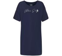 VIVANCE Camiseta para dormir azul oscuro / blanco natural S-M azul oscuro / blanco natural