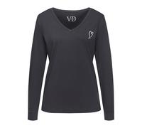 VIVANCE Camiseta para dormir 'Dreams' gris oscuro / blanco XS-S gris oscuro / blanco