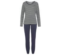 VIVANCE Pijama marino / blanco 6XL-7XL marino / blanco