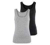 VIVANCE Top gris / negro L gris / negro