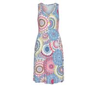 VIVANCE Vestido de verano azul / mezcla de colores 34 azul / mezcla de colores