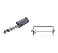Vivanco 2/06-N - Adaptador Jack 6,35 Macho - Jack 3.5 Hembra