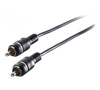Vivanco 2,5m Cable Cinch 1 Fach 1x Conector RCA Para Subwoofer Cable Subwoofer