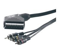 Vivanco 2m Euroconector Rca Cable Adaptador En / Fuera Av para TV PC Videocámara
