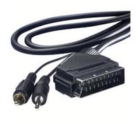 Vivanco 5M AV Cinch Video + 3,5Mm Conector De 3,5Mm A Cable Scart TV PC Portátil