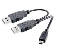 Vivanco CC U 10 Y - Cable USB, Negro