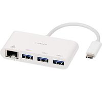 Vivanco CC UC UA3RJ45 USB-C™ (USB 3.2 Gen 2) Hub multipuerto Blanco