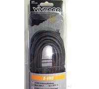 Vivanco S-VHS video cable, 5m cable S-vídeo S-Video (4-pin) Negro - Cables S-vídeo (5m, 5 m, S-Video (4-pin), S-Video (4-pin), Negro, Macho/Macho)