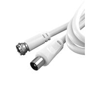 Vivanco SAT Receiver Connection Cable F-Connector <-> Coaxial Male 1.5 m