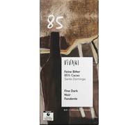 VIVANI CHOCOLATE NEGRO 85% SANTO DOMINGO - producto multifunción de amplio alcance de aplicación, peso 80 g, se integra fácilmente en una rutina diaria y combina funcionalidad práctica y