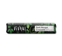 Vivani Dark Turrón Croccante - Barras de chocolate (18 unidades de 35 g)
