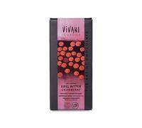 Vivani Superior Dark Cranberry Choc 100 g (order 10 for trade outer)