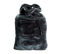 Vivaraise - Bolsa de agua caliente Tender - 23 x 33 cm - 1,75 L - Bolsillo extraíble con botella de PVC - Funda de microfibra de felpa suave - Piel sintética cálida - Estilo acogedor