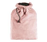 Vivaraise - Bolsa de agua caliente Tender - 23 x 33 cm - 1,75 L - Bolsillo extraíble con botella de PVC - Funda de microfibra de felpa suave - Piel sintética cálida - Estilo acogedor