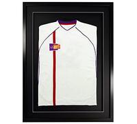 Vivarti DIY adulto 3D montado camiseta deportiva marco de pantalla 60 x 80cm - marco negro, montaje negro, tarjeta de respaldo negro