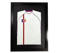 Vivarti DIY Adulto estándar Deportes Camisa Pantalla Marco 60 x 80cm - Marco Negro, Marco Interior Negro, Tarjeta de Respaldo Negro