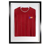 Vivarti DIY Junior Standard Sports Shirt Display Frame 50 x 70cm - Marco Negro, Marco Interior Blanco, Tarjeta de Respaldo Blanco