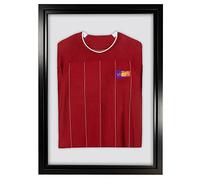 Vivarti DIY Junior Standard Sports Shirt Display Frame 50 x 70cm - Marco Negro, Marco Interior Negro, Tarjeta de Respaldo Blanco
