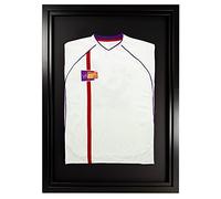 Vivarti DIY Junior Standard Sports Shirt Display Frame 50 x 70cm - Marco Negro, Marco Interior Negro, Tarjeta de Respaldo Negro
