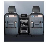 VIVAZYQ Organizador Asiento Coche Felpa Premium para Land Rover Range Rover Evoque I Coupe, Bolsillo Pañuelos, 2 Portavasos, Bolsillos Múltiples, Accesorio Coche Gris(MoraIndi Cyan,One Storage)