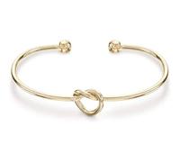VIVAZYTGH Forever Love Knot Infinity Bangle Bracelets for Women | Adjustable Gold Bangle Bracelet for Women(60-65mm_Gold)