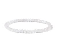 VIVAZYTGH Pulsera de Cuentas de Piedra facetada de Colores, jades Naturales, cuarzos, aguamarinas, Gemas, Brazalete elástico, joyería Minimalista, Regalo for Mujeres y Hombres.(23cm_9.Chalcedony)