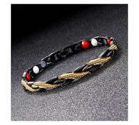 VIVAZYTGH Pulsera magnética Adelgazante Saludable, joyería de Moda for Mujer y Hombre, Pulsera for Bajar de Peso, Pulsera de Cadena de Acero con Forma de corazón.(P759-6)