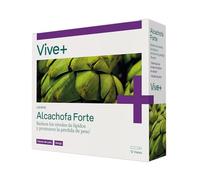 Vive+ Alcachofa Forte - 12 Viales - Suplemento Natural para la Salud Digestiva y Control de Peso - Alcachofa, Diente de León e Hinojo - Detoxificación y Bienestar General