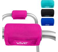 Vive Almohadillas para mango de muletas, empuñaduras de mano para caminantes, zimmers, fundas acolchadas para muletas, acolchado suave médico para silla de ruedas plegable, mango de rodillo, agarre