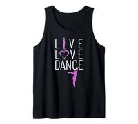 Vive ama Baila Tienes Que Bailar la Vida. Baile de la pasión Camiseta sin Mangas